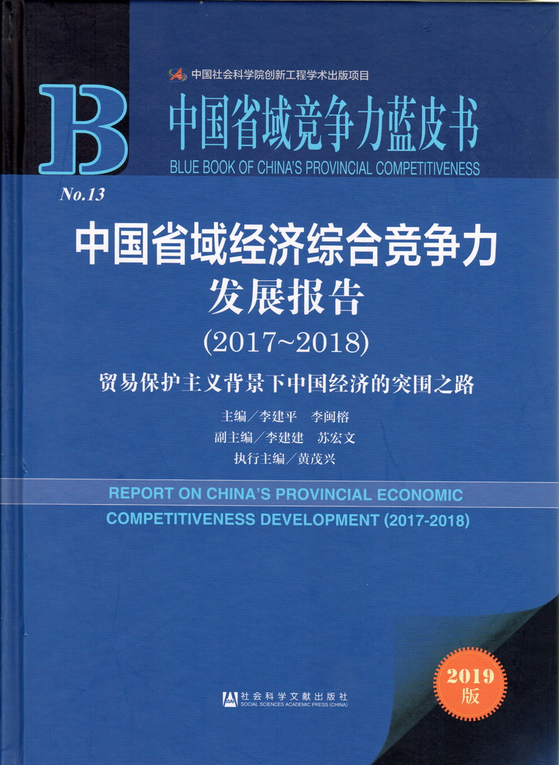 操屄一操屄视频中国省域经济综合竞争力发展报告（2017-2018）